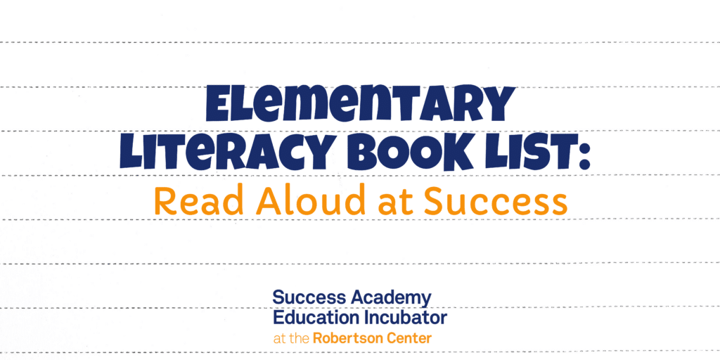Elementary Literacy Read Aloud Book Lists
